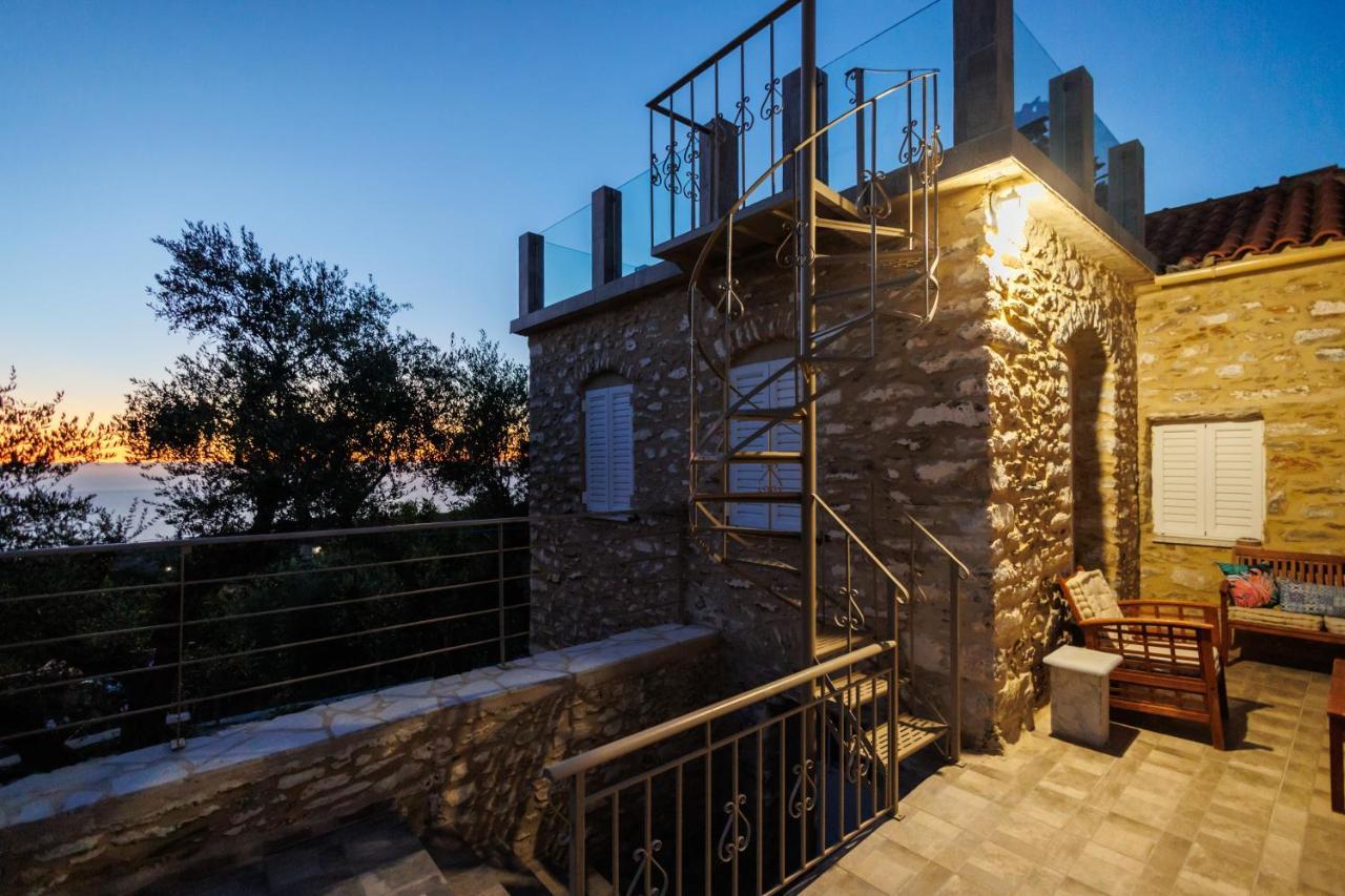 Villa Somatiana- Traditional Stone House , West Mani Thalámai Kültér fotó